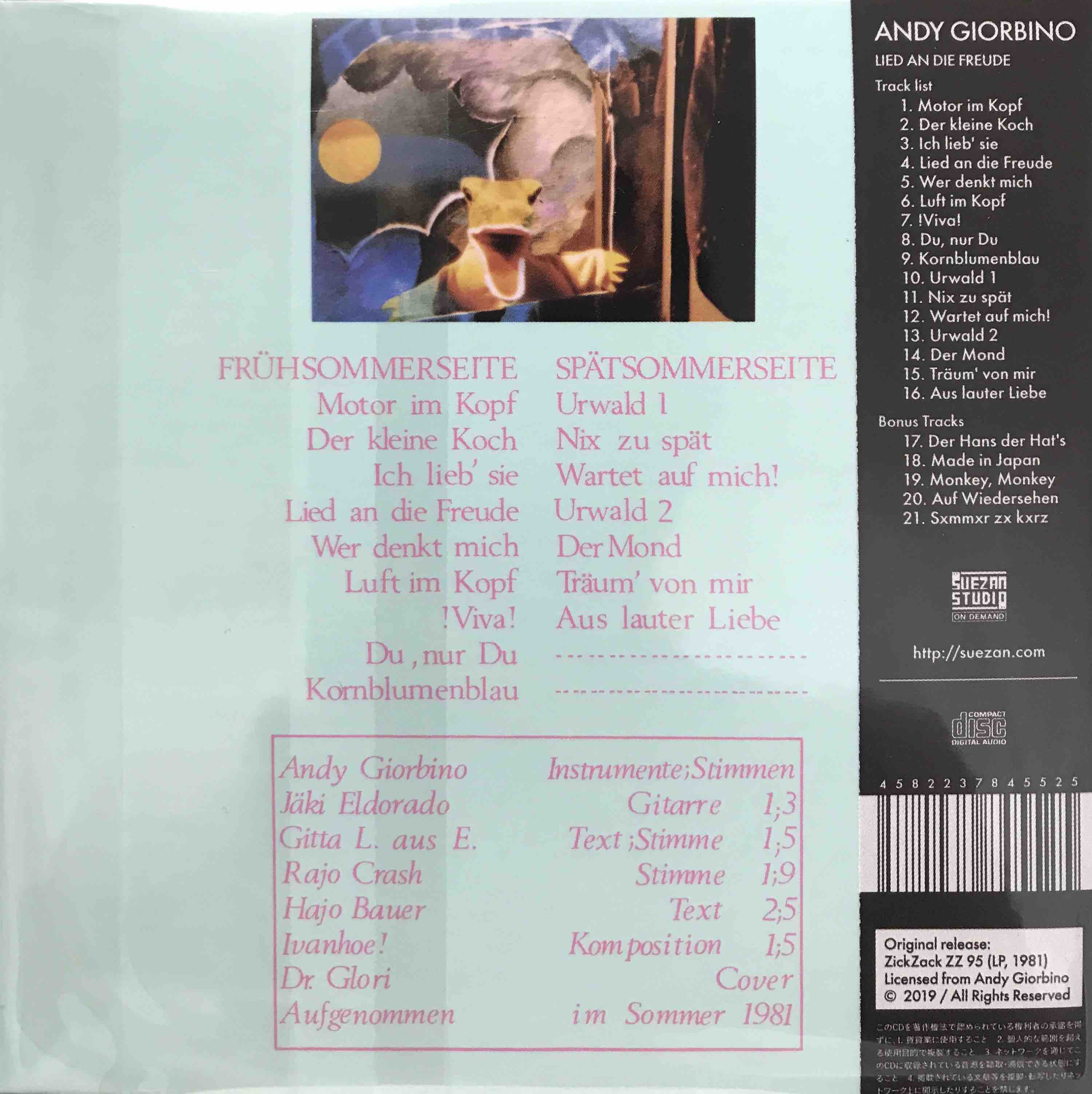 Andy Giorbino ‎– Lied An Die Freude