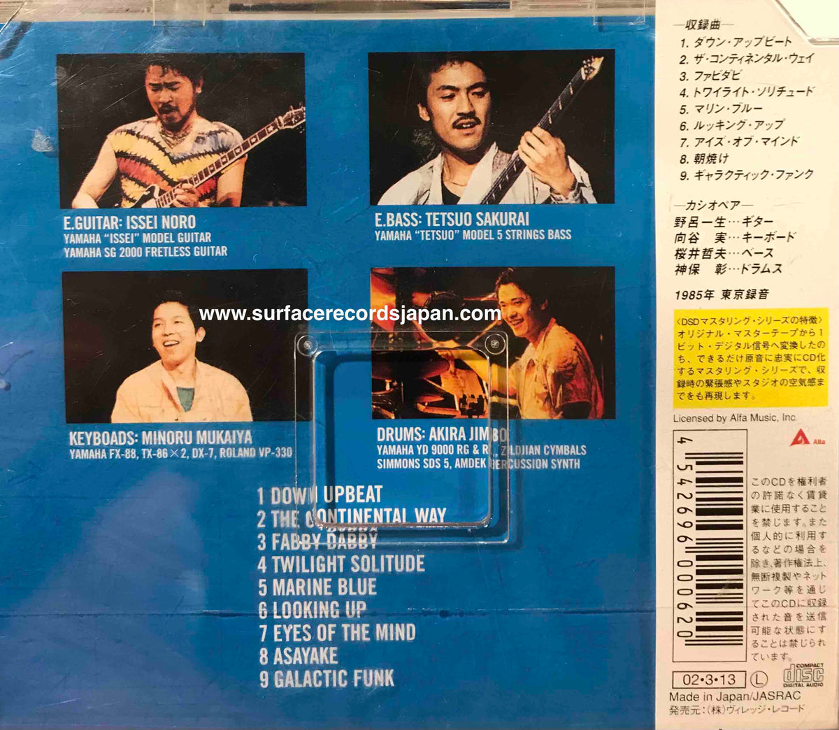 Casiopea ‎– Casiopea Live – Surface Records