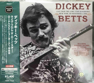 Dickey Betts ‎– Live From the Lone Star Roadhouse New York, NY January 11, 1988