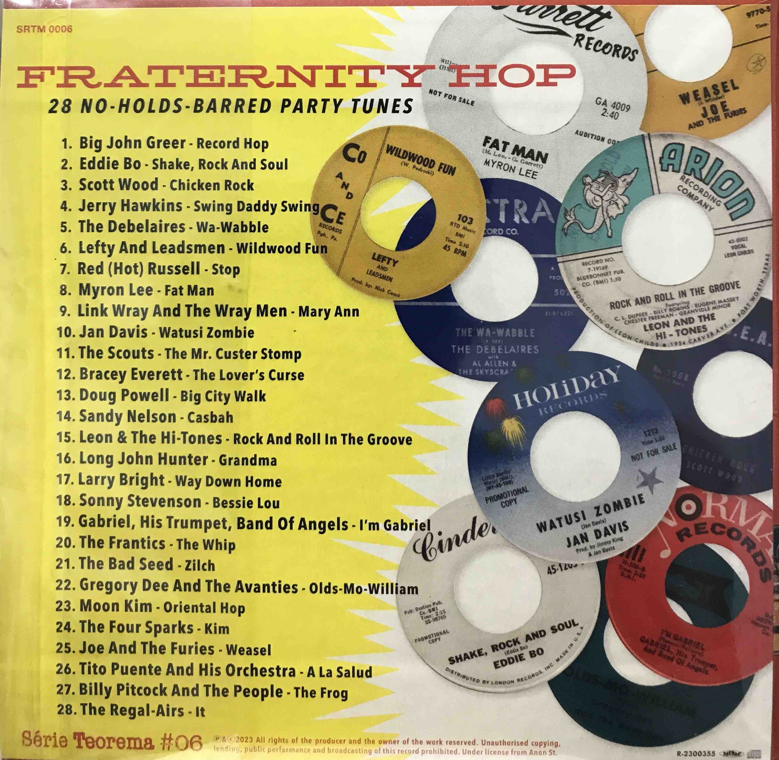 Various Artists ‎– Fraternity Hop 28 No-holds-barred Party Tunes