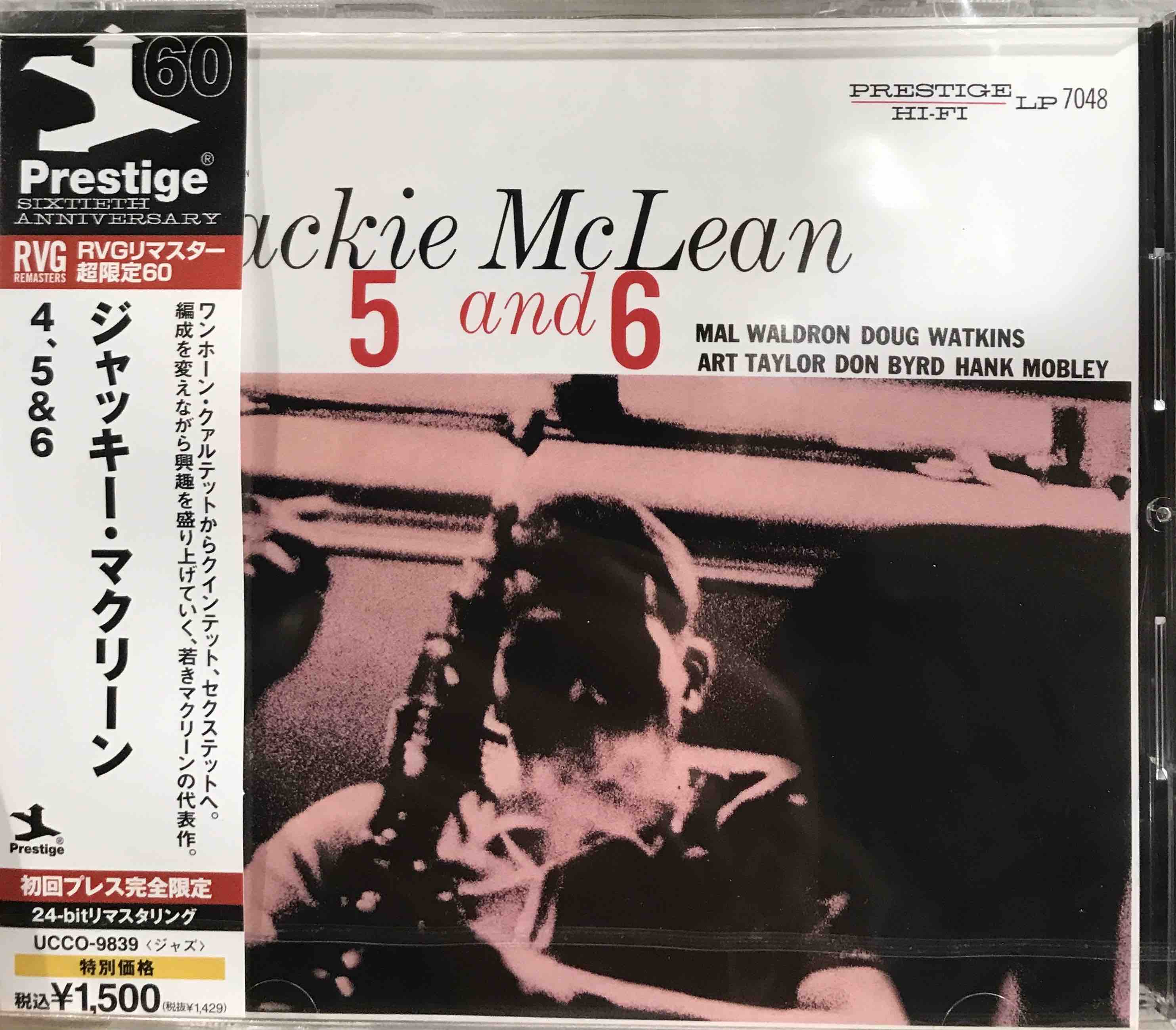 Jackie McLean ‎– 4, 5 And 6