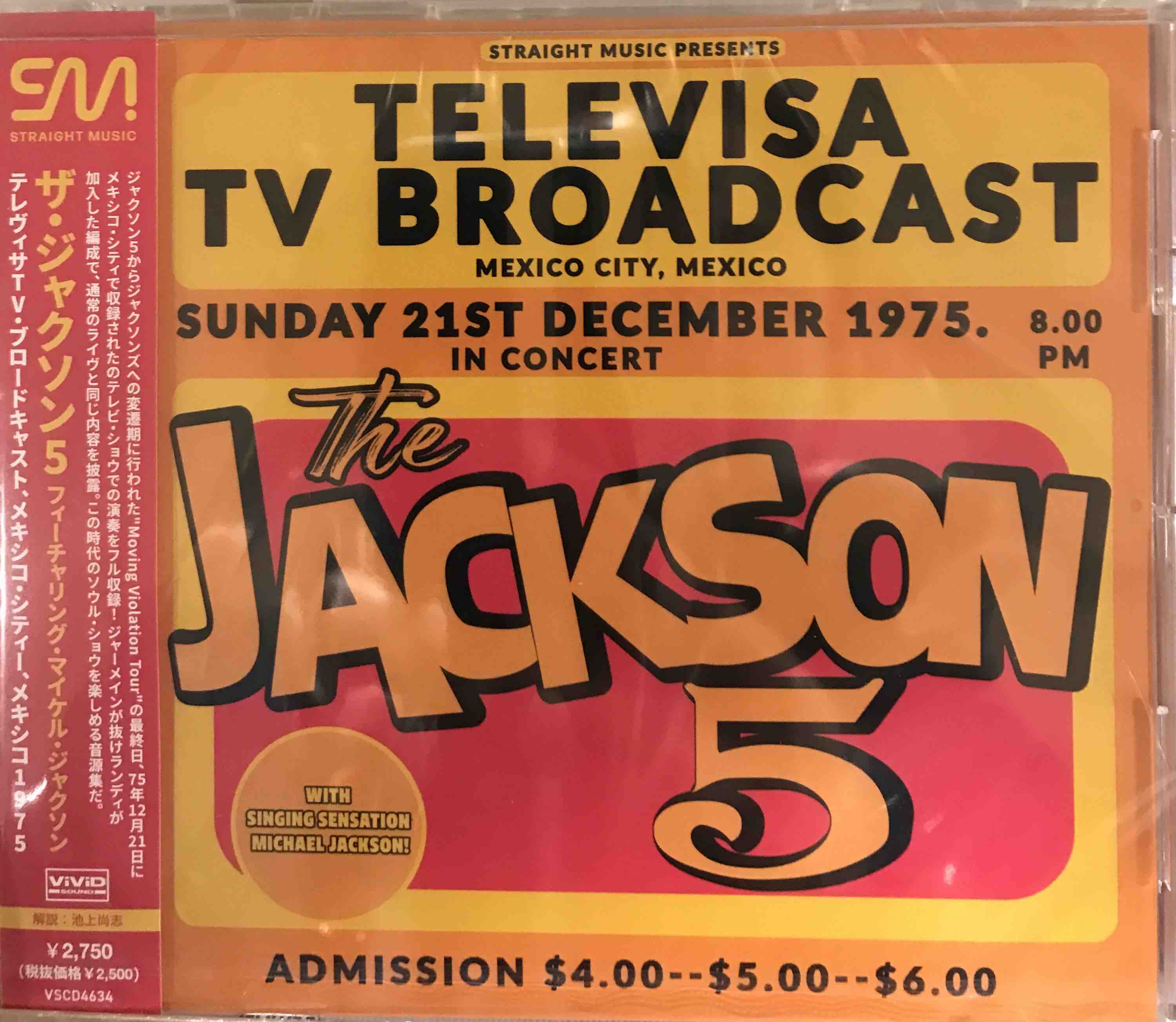The Jackson 5 ‎– Televisa Tv Broadcast Mexico City, Mexico