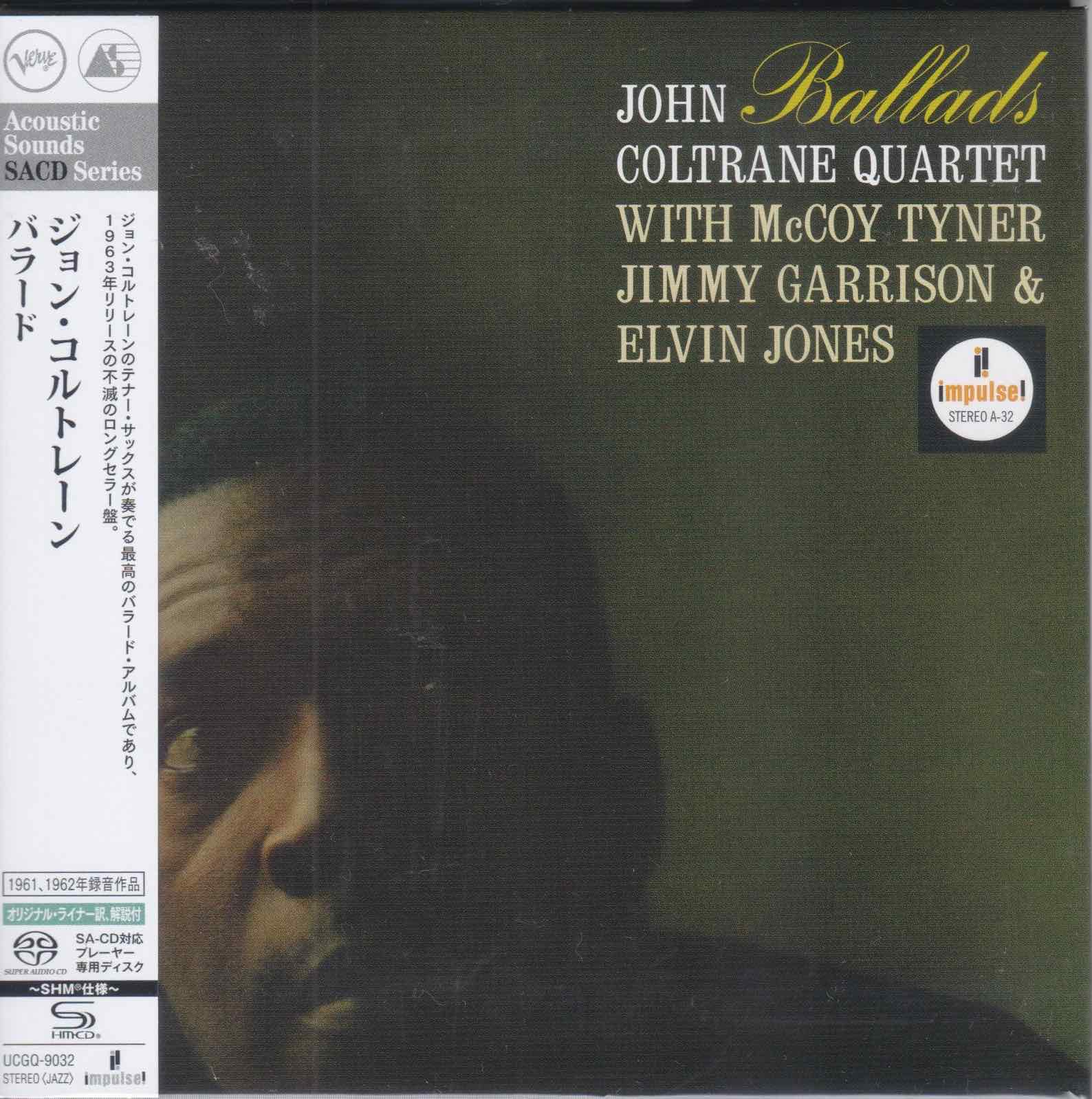 John Coltrane Quartet ‎– Ballads – Surface Records