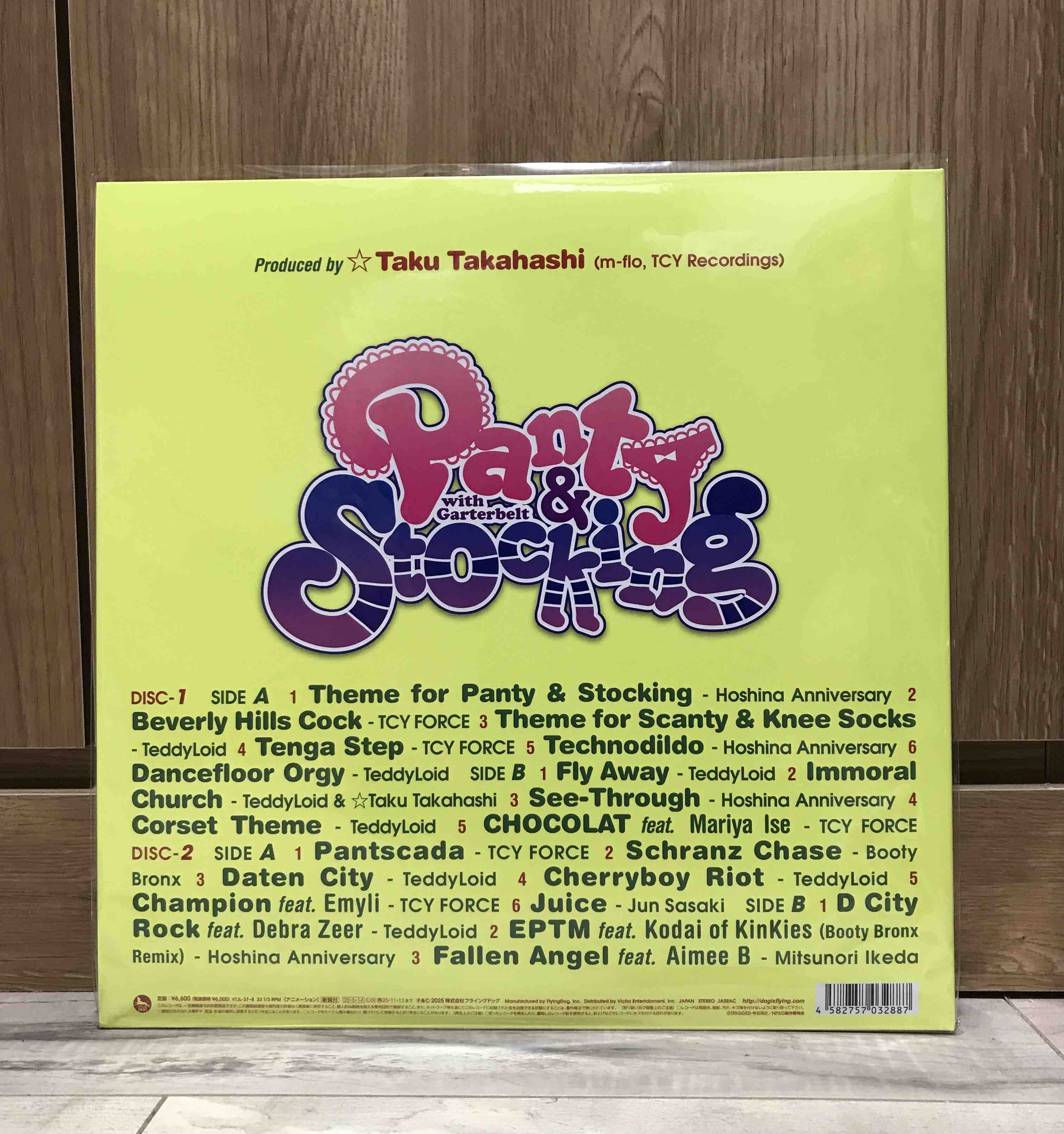 Taku Takahashi / TCY Force / TeddyLoid ‎– Panty & Stocking With Garterbelt (The Original Soundtrack Analog Edition)