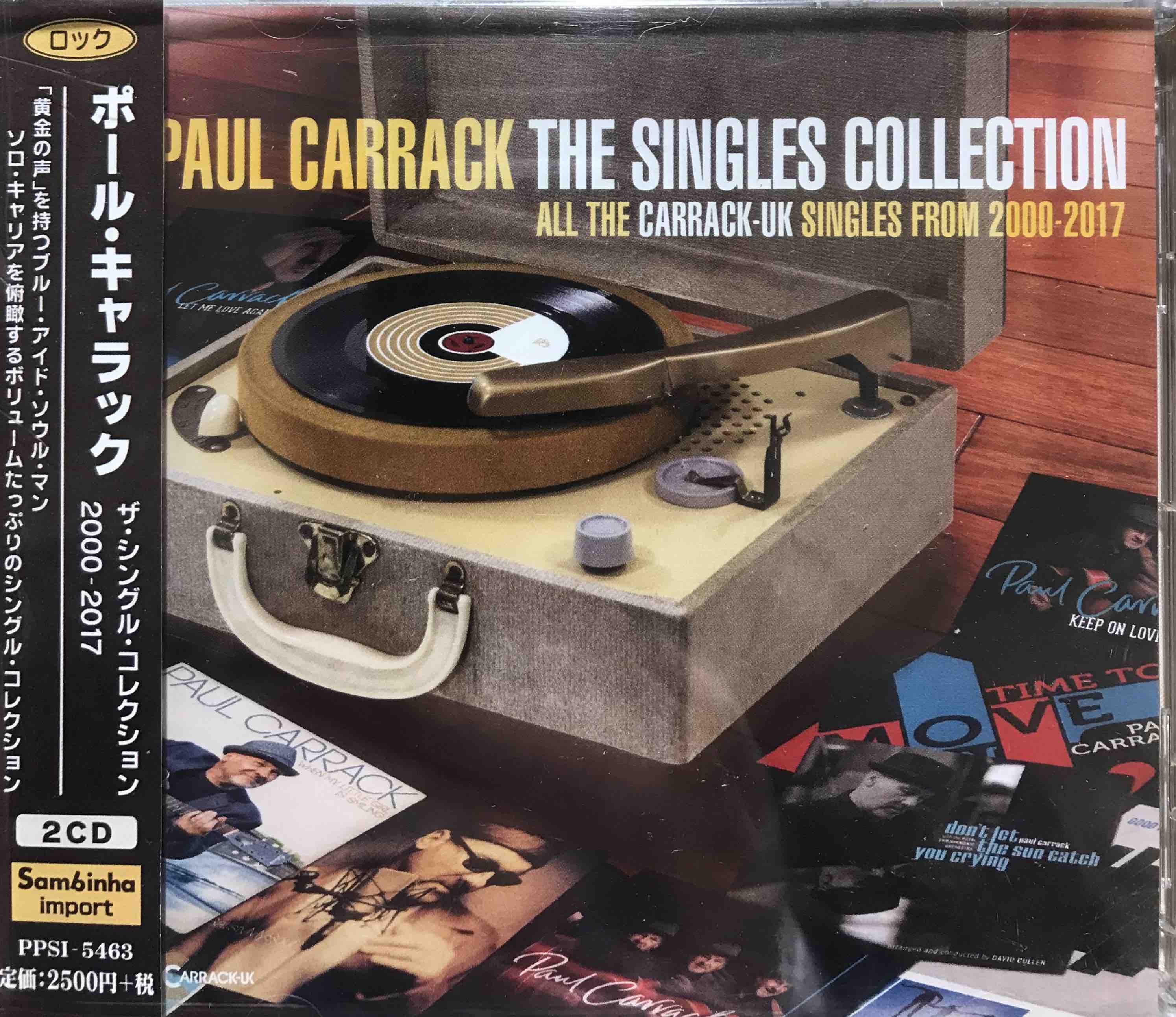 Paul Carrack ‎– The Singles Collection (All The Carrack-UK Singles From 2000-2017)
