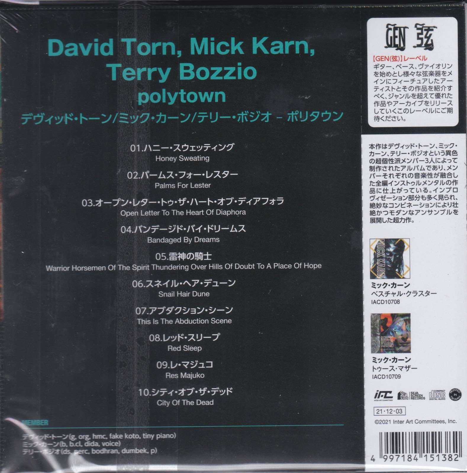 David Torn / Mick Karn / Terry Bozzio ‎– Polytown