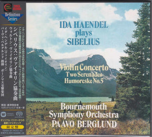 Sibelius / Walton, Ida Haendel, Bournemouth Symphony Orchestra, Paavo Berglund ‎– Violin Concertos