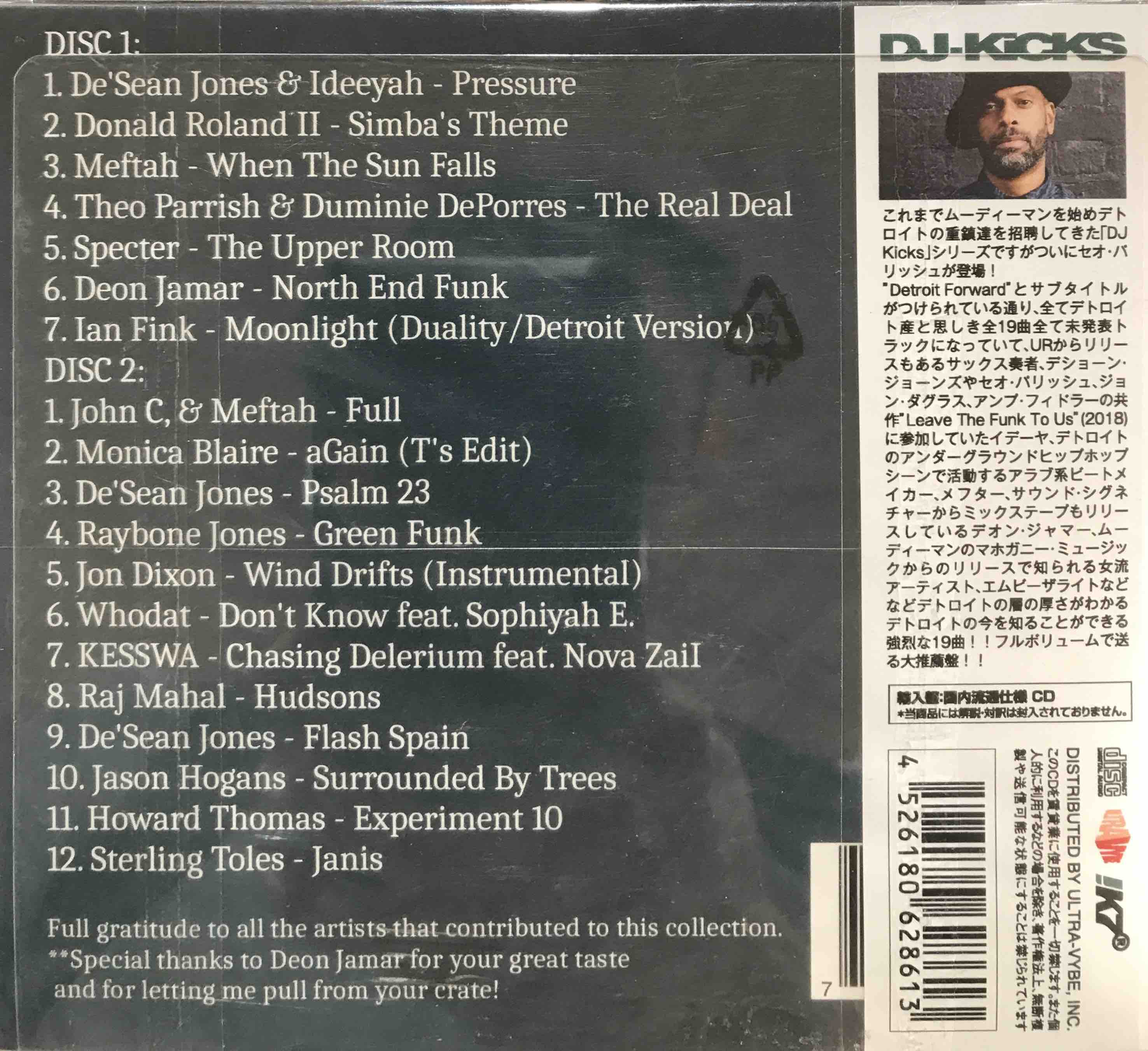 Theo Parrish ‎– DJ-Kicks Detroit Forward