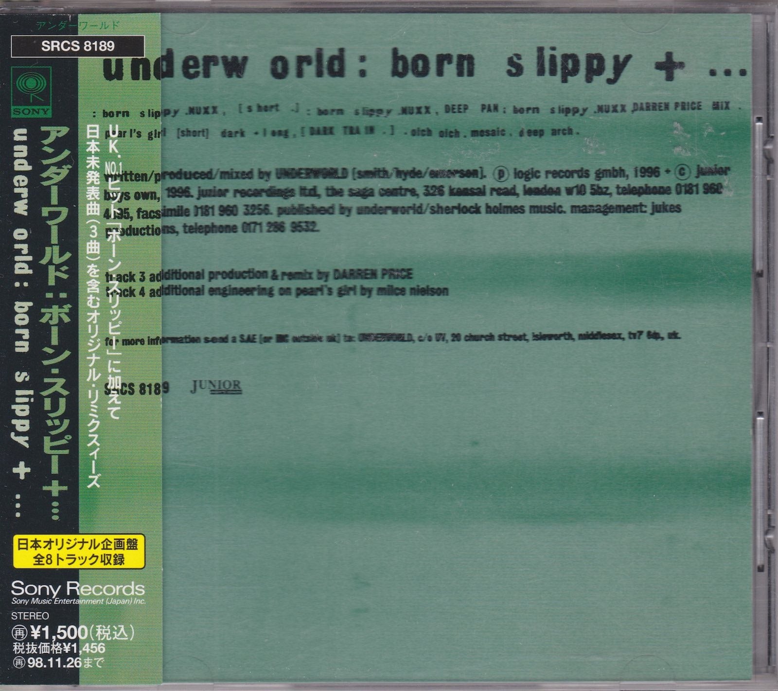 Underworld ‎– Born Slippy + ...