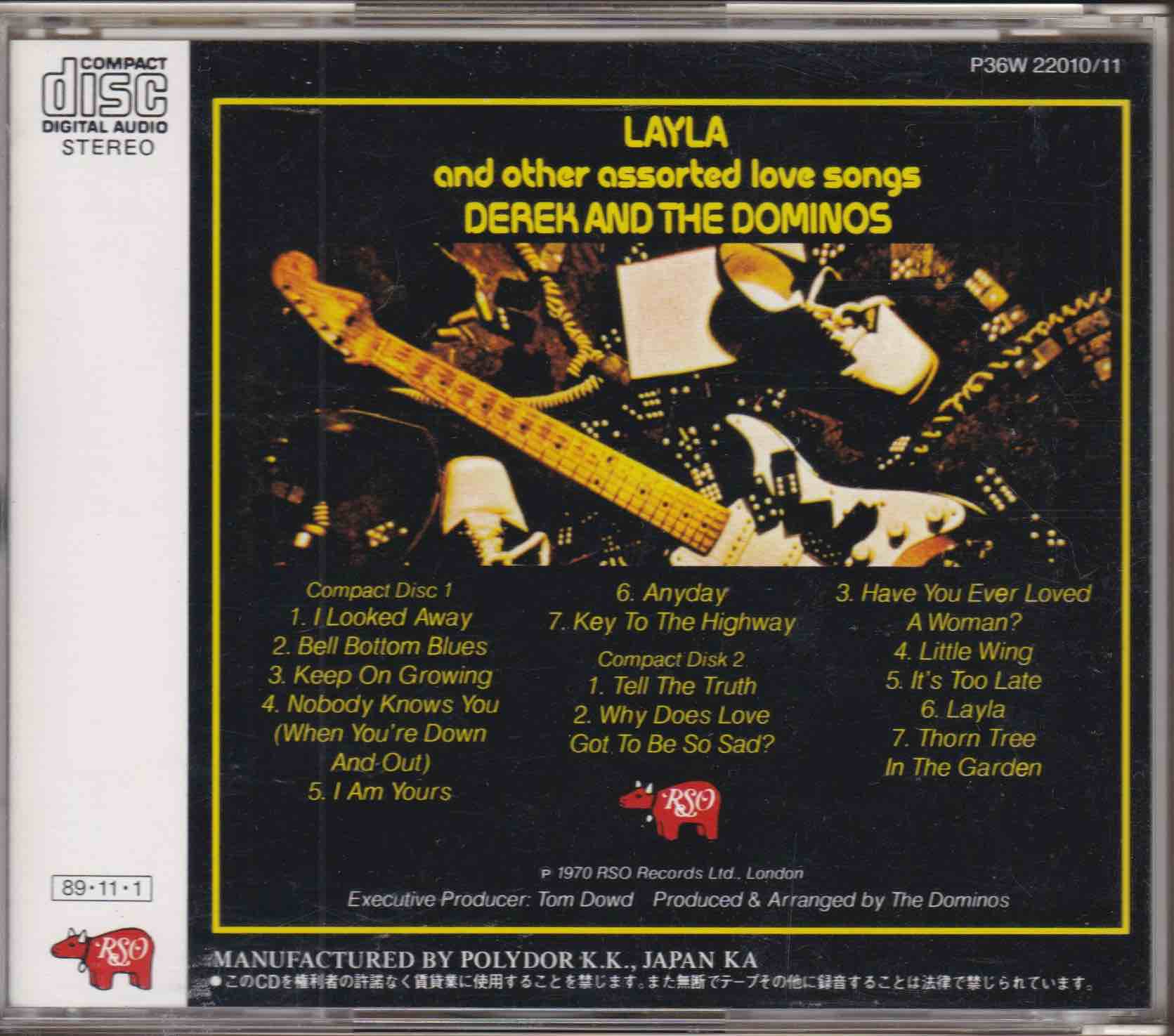 Derek And The Dominos ‎– Layla And Other Assorted Love Songs     (Pre-owned)