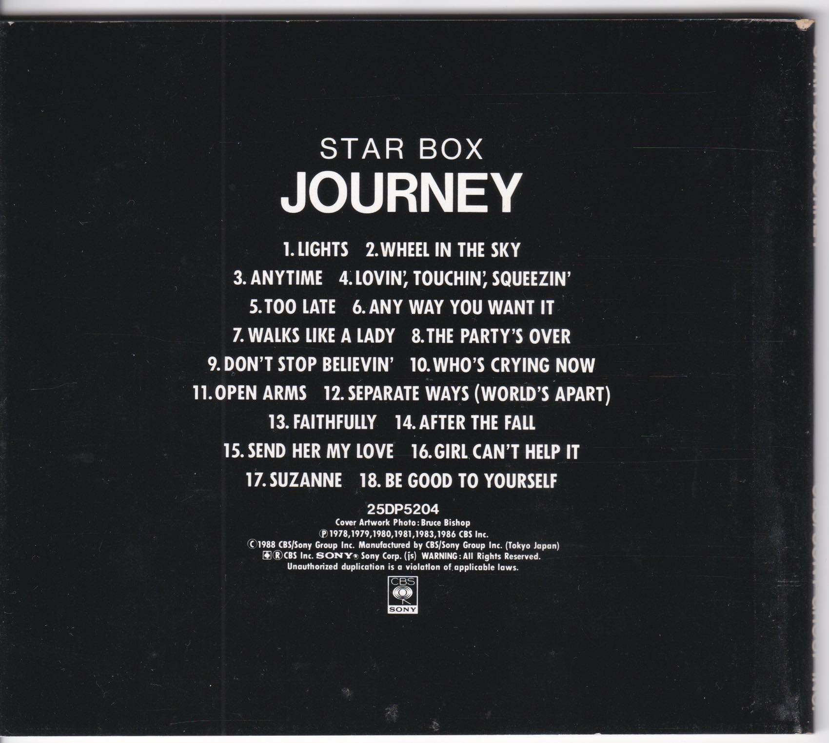 Journey ‎– Star Box     (Pre-owned)