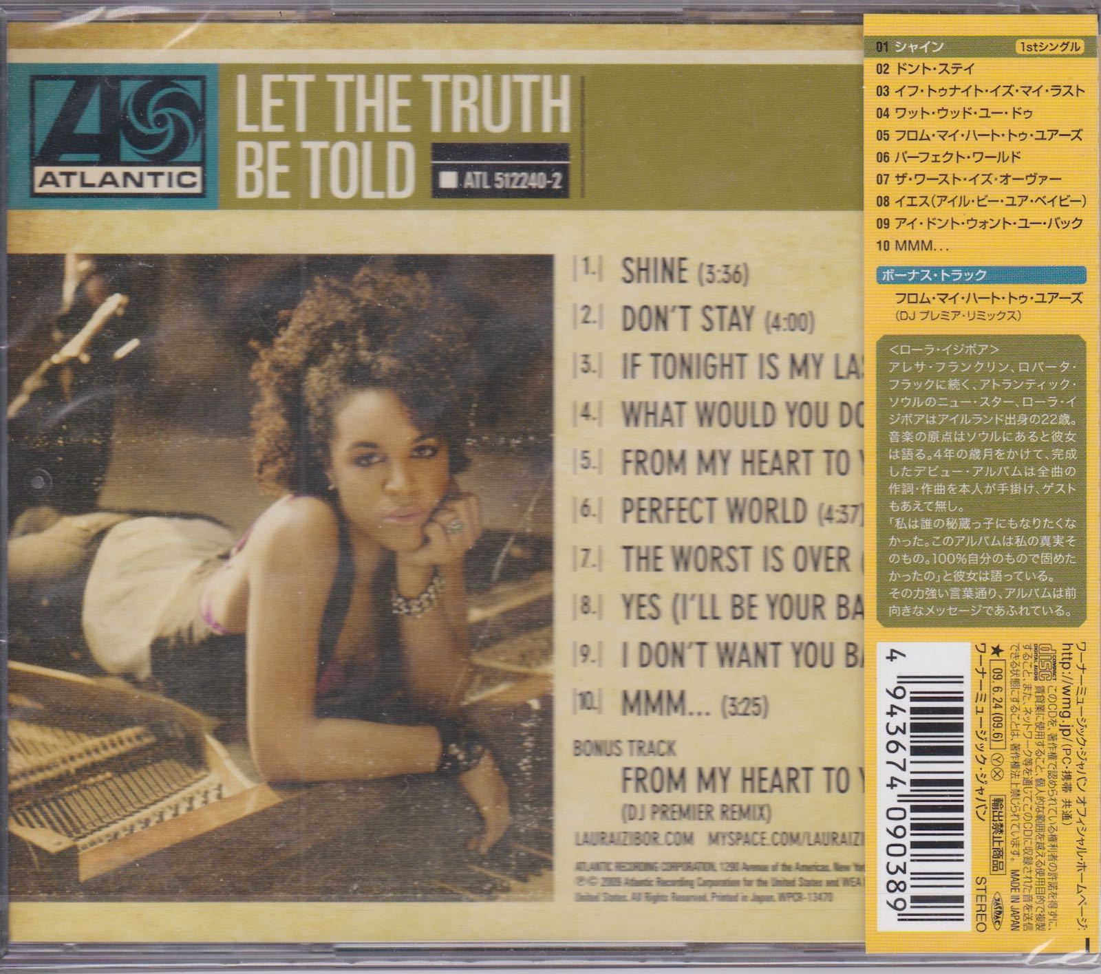 Laura Izibor ‎– Let The Truth Be Told
