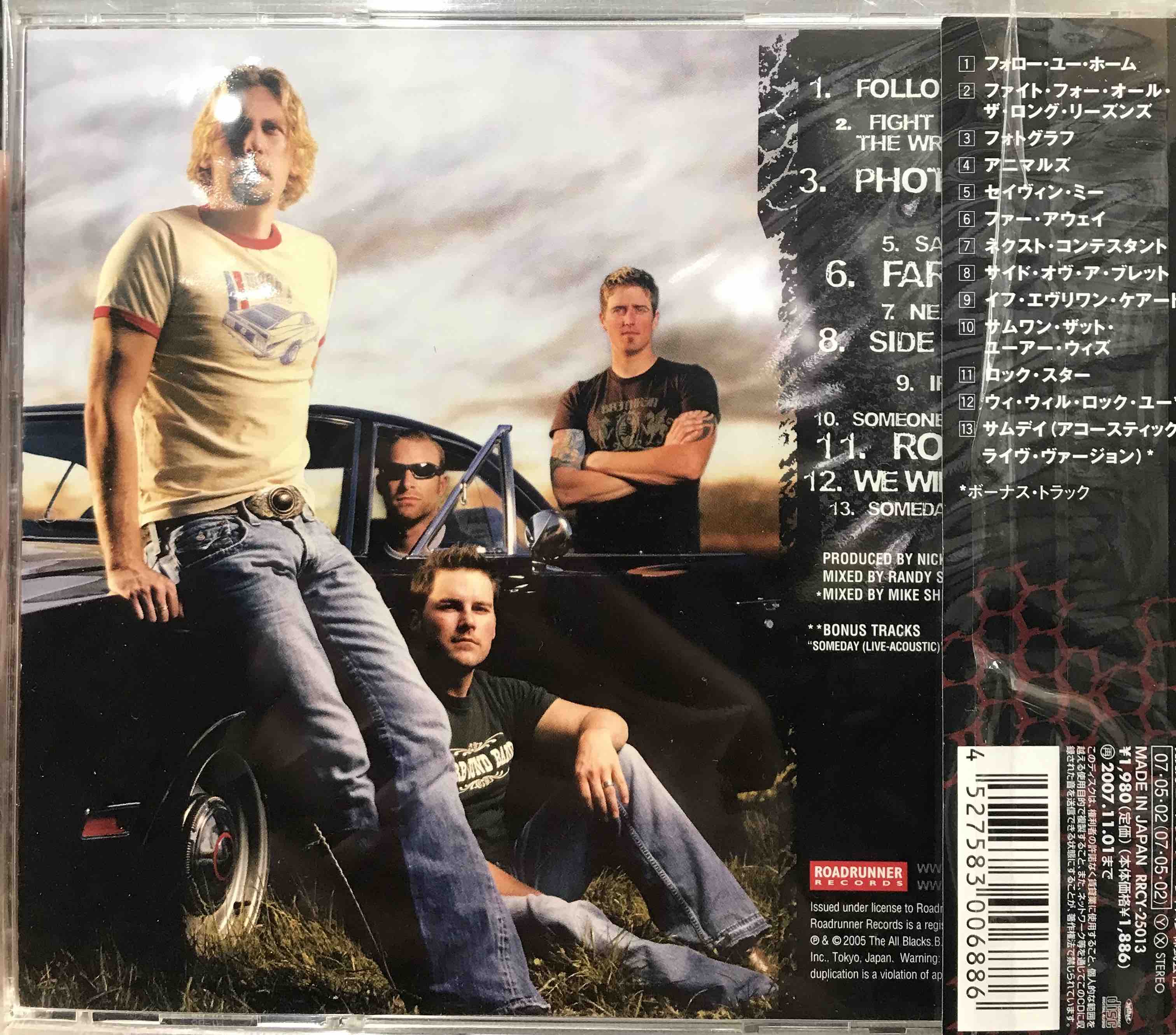Nickelback ‎– All The Right Reasons     (Pre-owned)