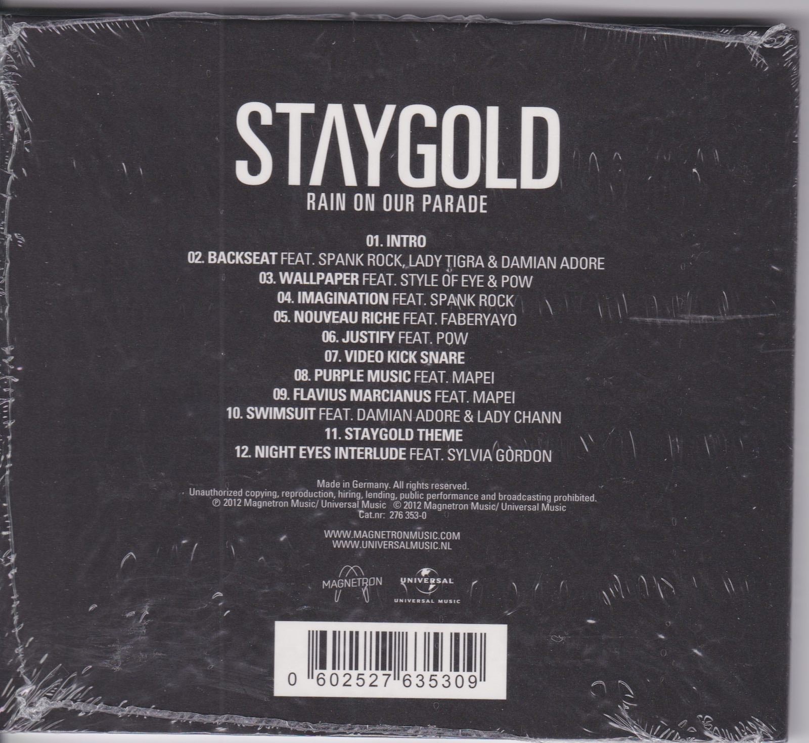 Staygold ‎– Rain On Our Parade