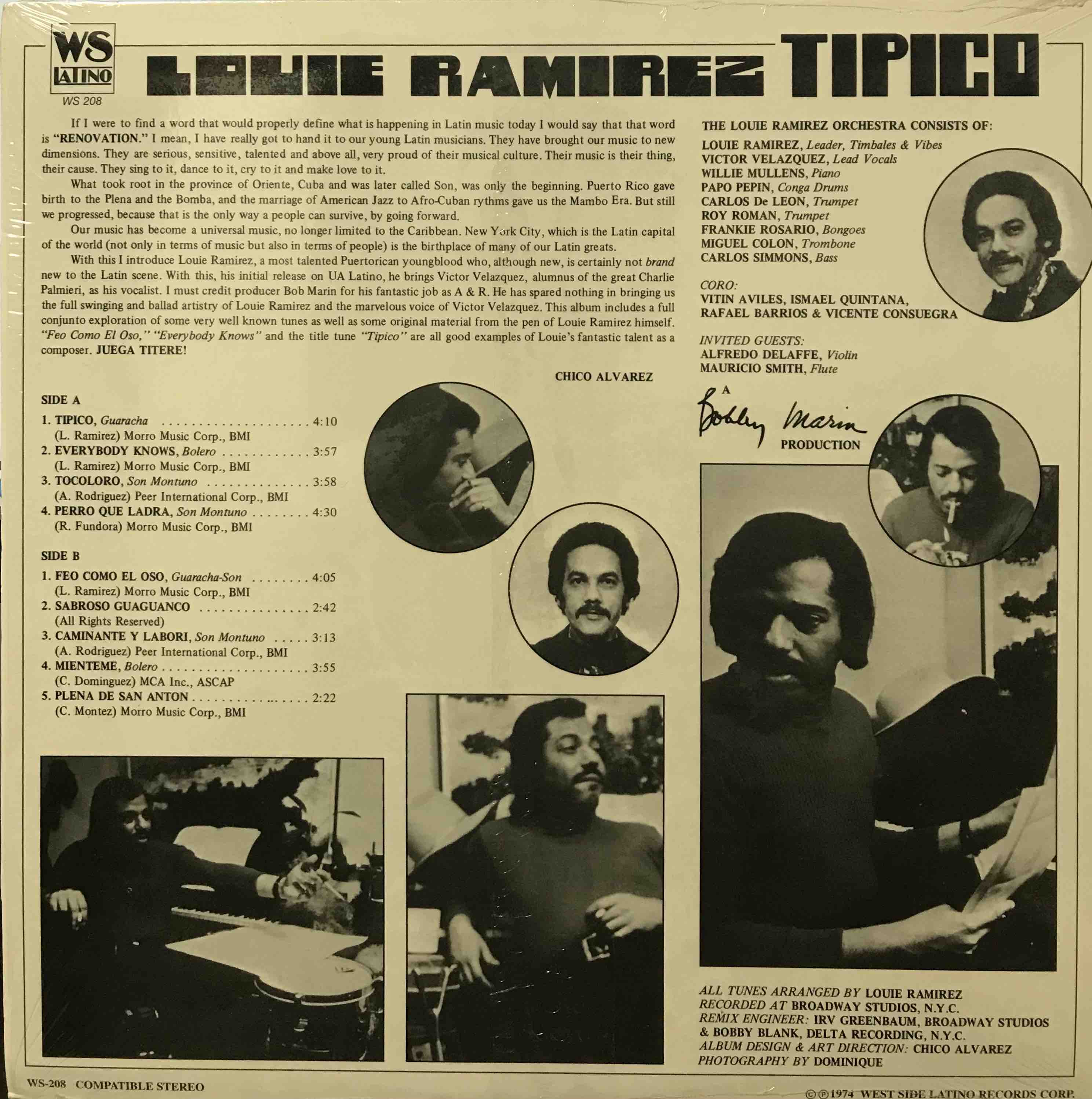 Louie Ramirez ‎– Tipico     (Pre-owned)
